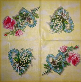 374 Roses - 3-ply (blue)